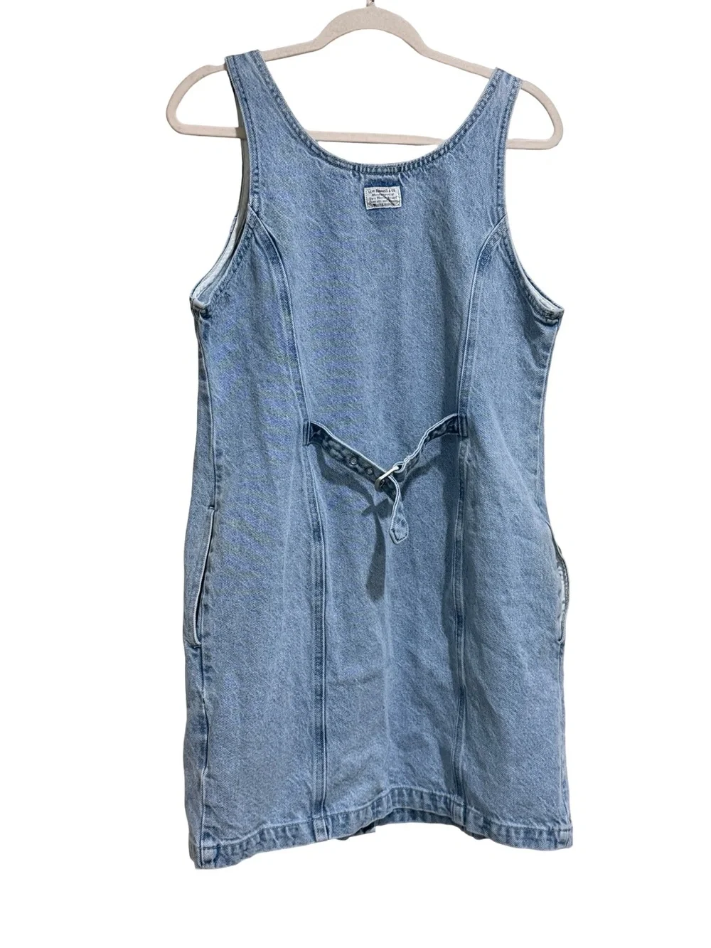 🌟 Levi's Tuli Denim Mini Dress Size Large‎ Blue Jean Dress